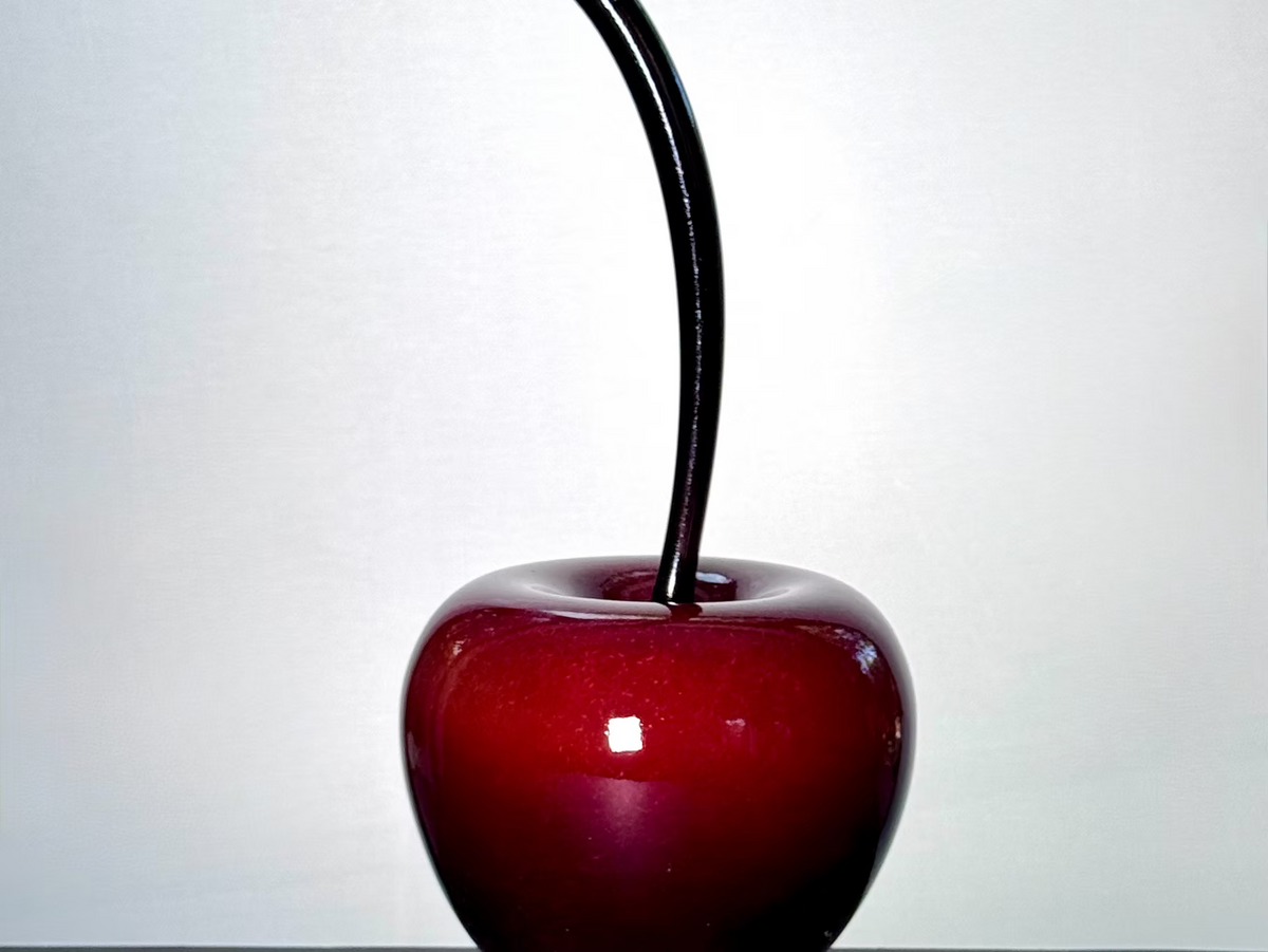 Giant Glass Cherry at London Glassblowing