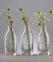 Berry Cut Crystal Milk Bottle