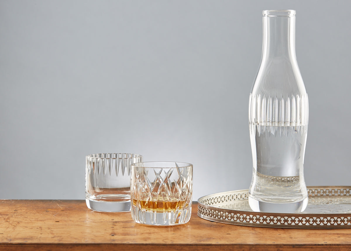 Line Cut Crystal Pop Bottle