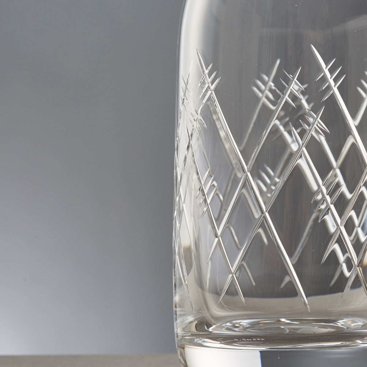 Aerial Cut Crystal Milk bottle