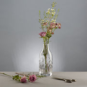 Dot Cut Crystal Milk Bottle