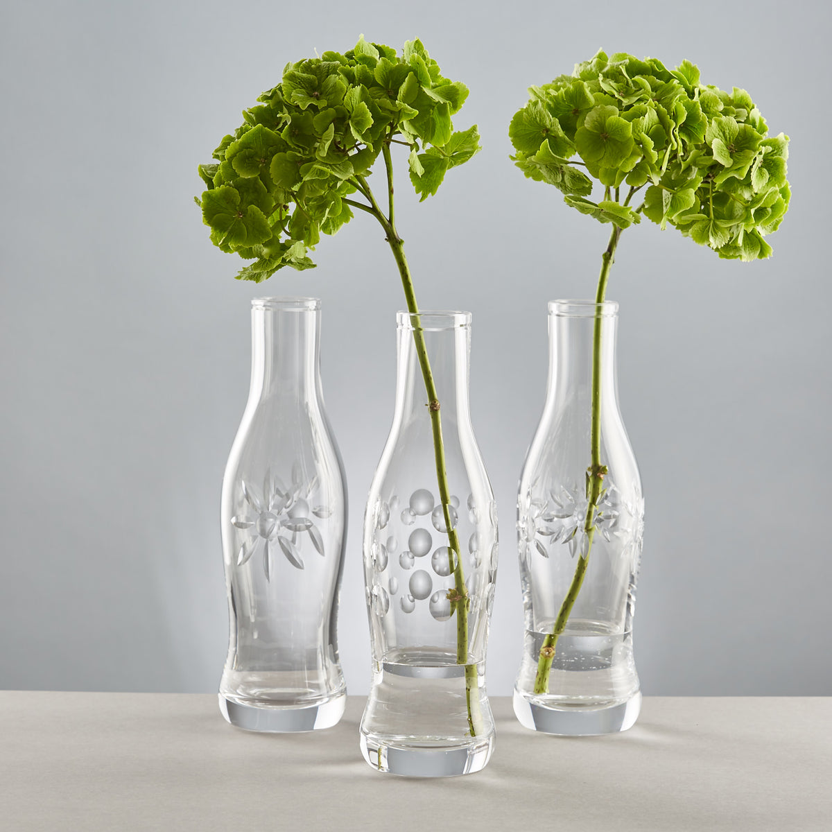 Daisy Cut Crystal Pop Bottle
