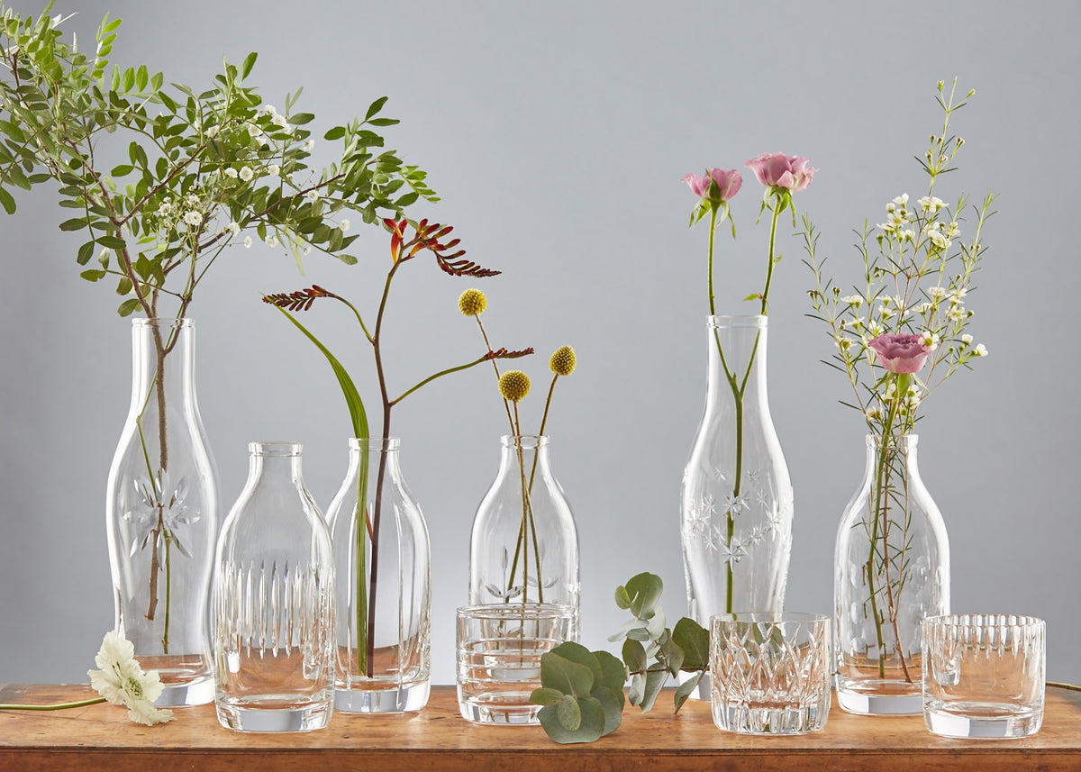 Daisy Cut Crystal Pop Bottle