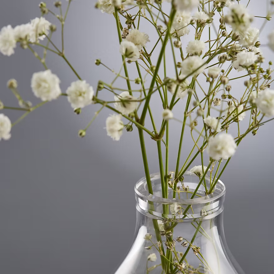 Daisy Cut Crystal Milk Bottle